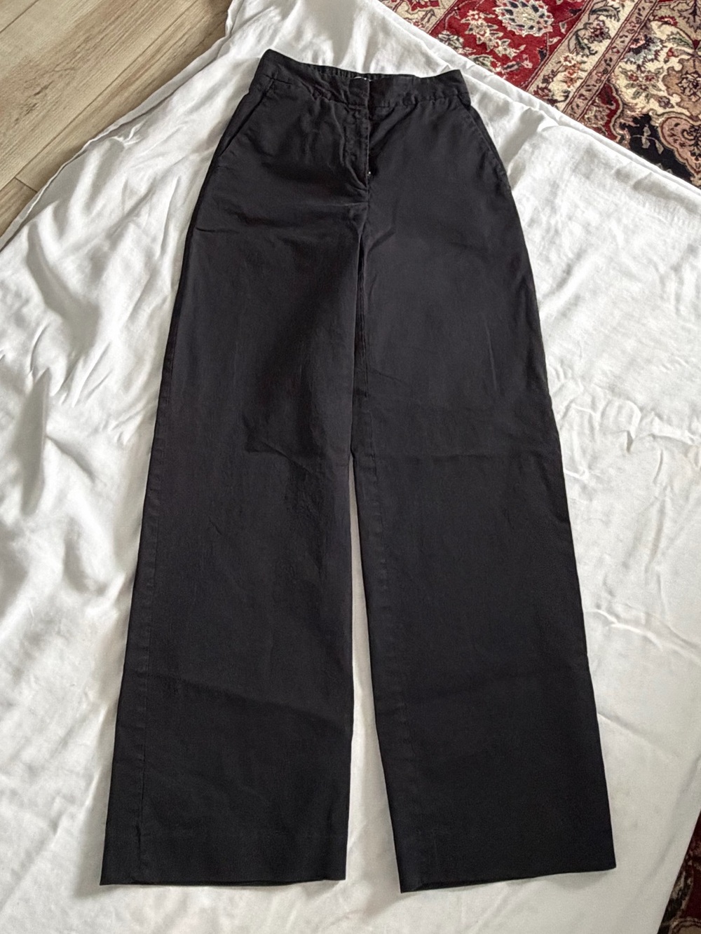 Wilfred Black Elastic Waist Trousers